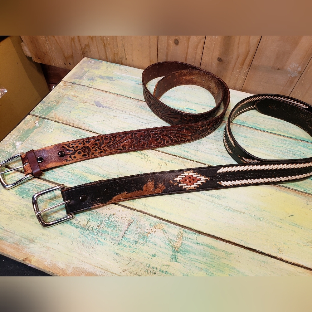 Vintage Leather Belts